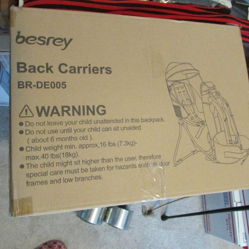 Besrey Baby Hiking Backpack Back Carrier #BR-DE005 Green